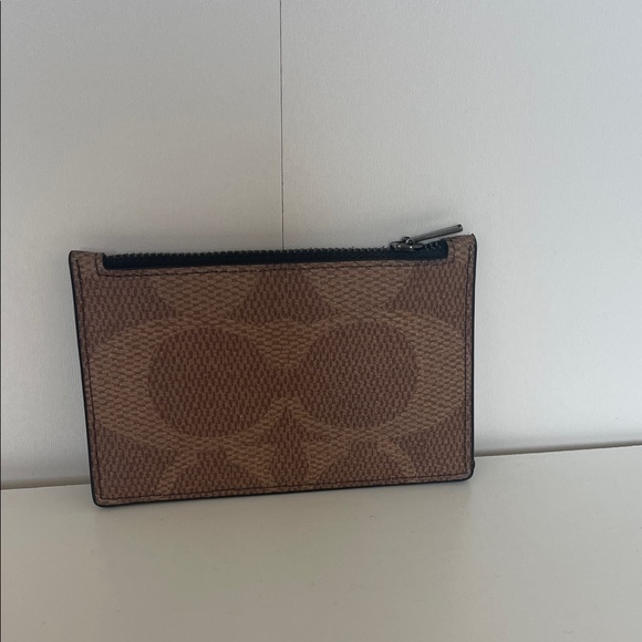 Brown Patterned Zip Pouch - Picture 1 of 6